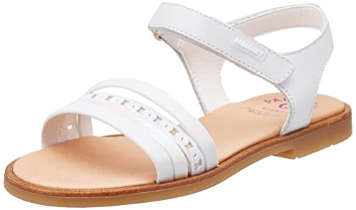 Pablosky sandale plate fille 409708 idéale pour les vacances à la plage
