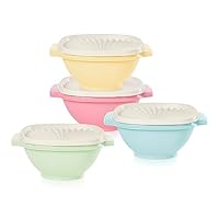 Tupperware Heritage Collection, 3.5 Cup Bowl with Starburst Lid 4 Pack ...
