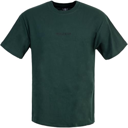 T-shirt pour homme Volcom Stone en coton noir coupe regular classique