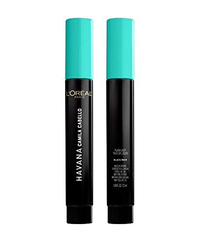 L'Oréal Paris Eyeliner-pen, Havana Flash Liner Black, Havana Camila Cabello Limited Edition, Vilten punt, Ultranauwkeurig resultaat