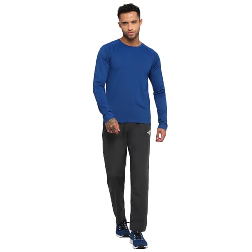 Image of Nivia Men Striped Pants /Running & Sports Trackpants /Polyester Fabric Pants with Elastic Closure