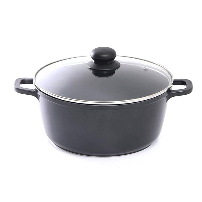 20cm Non-Stick Stock Pot for Induction & Glass Lid | Tiptop Kitchenware | Stew & Soup Pot