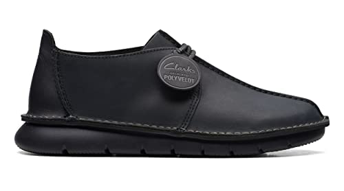 Clarks Colehill Trek Black Leather 9.5 D (M)