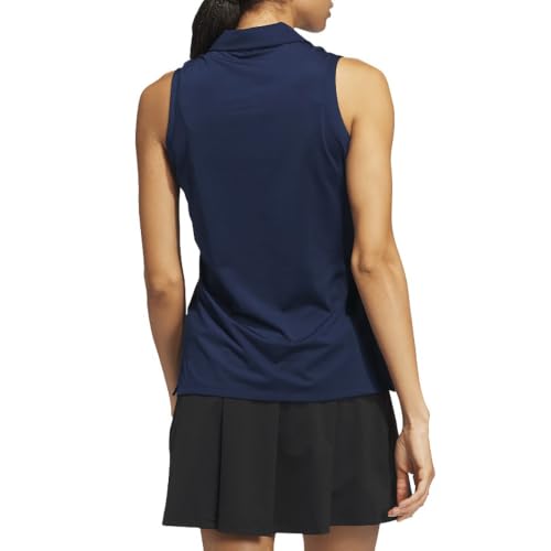 adidas Women's Standard Ultimate365 Solid Sleeveless Polo Shirt, Collegiate Navy 1 by adidas - Used condition - Image 4