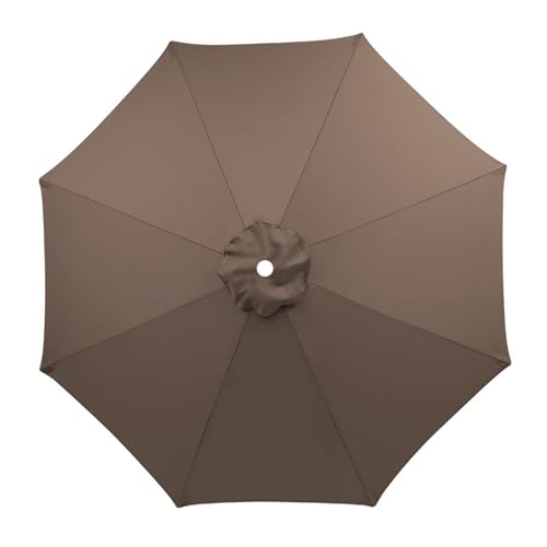Auvent de rechange parasol jardin 2,7m pour des déjeuners frais en terrasse