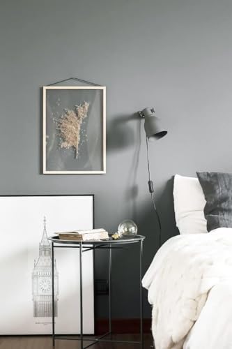 Image of Elton Grey Matte Adhesive Decorative Vinyl Shelf Liner Decorative Self Adhesive Vinyl Sheet for Table top,Furniture, Almirah and Other DIY, Renovation Projects 24 X 192 Inches