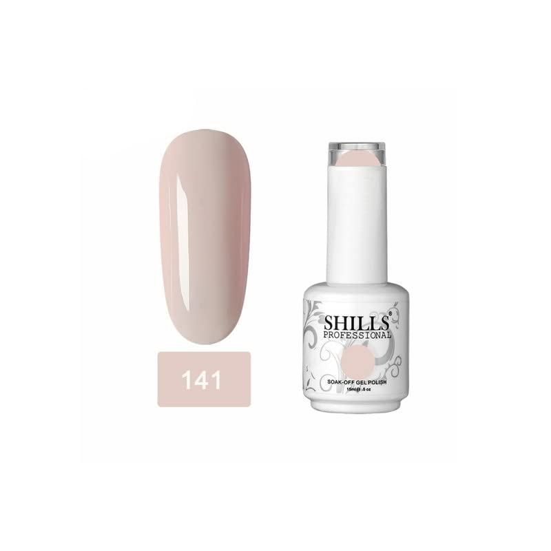 Image of Shills Professional Uv /Led Soak Off Gel Polish (Gel Nail Polish) Glossy Finish Nail Polish Color Shade 141, 15 Ml