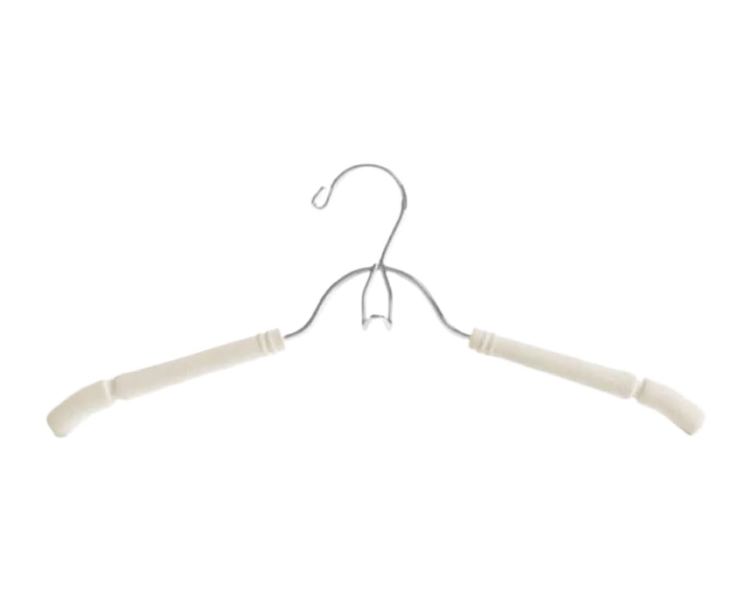 Perchas Ropa Perchas De Esponja Espuma para Ropa, Paquete 10, Antideslizantes Metal para Abrigo, Traje, Camisa, Suéter, Organizadores Armario Perchas Antideslizantes(Bruin)