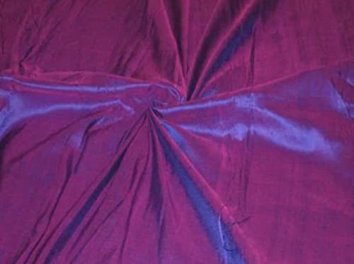 Dupioni en soie Violet 44 soies : le tissu parfait pour structurer vos volumes en couture
