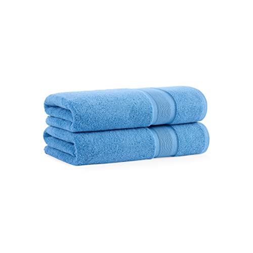Aston & Arden Solid Turkish Bath Towels - Set of