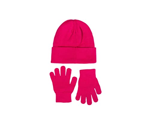 Nike Girls' Beanie & Gloves 2-Piece Set -Rush Pink - One Size Fits All (7-16)…2