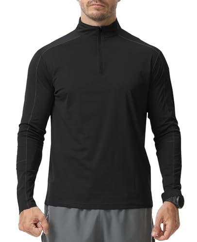Consejos para Comprar Ropa de Deportes acuáticos los mejores 10. 42 LECOONMX Playera de Protección UV Hombre Manga Larga Camiseta Deportiva contra Solar UPF 50+ para Senderismo Pesca Correr Outdoor Acuatica Natación