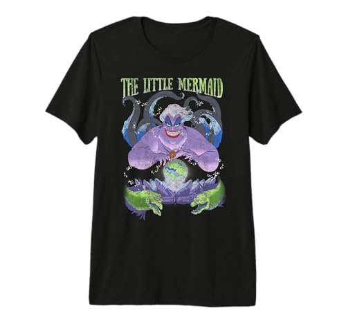 T-shirt Ursula de Disney avec boule de cristal, le cadeau idéal pour anniversaire de fan