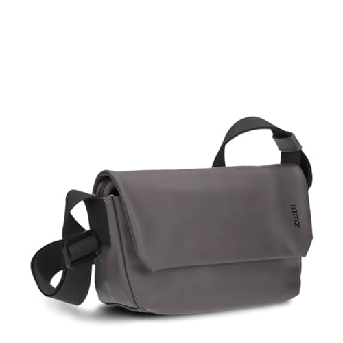 Zwei Unisex Umhängetasche Cargo CA40 kleine wasserfeste Tasche 1 Liter aus leichtem Hydroflex, Schlüsselband, verstellbarer Gurt, sportliche Crossbody-Bag für Damen Herren & Teenager (stone)
