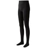 [オカモト] くろぱん キッズ タイツ 綿混 吸湿発熱 お腹ゆったり しめつけにくい あったか 毛玉軽減 719-930 ブラック 125-145