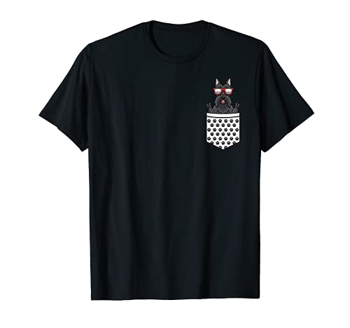 Un design divertente con il motivo del cane Scottish Terrier per padroni, padrone e bambini.