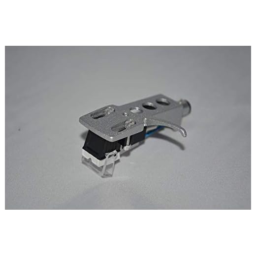 Silver skivspelare huvudskal montering med patron för Pioneer PL 112D, PL 12D, PL 117D skivspelare
