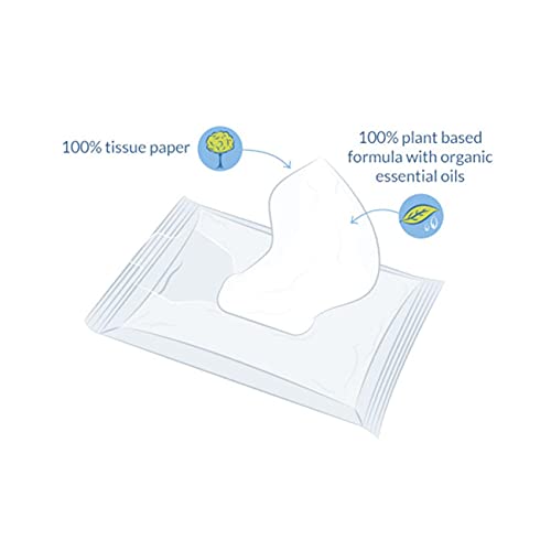 Natracare 0303 Safe To Flush Moist Tissues, Made Of 100% Paper And An Organic And Natural Formula thumb #1