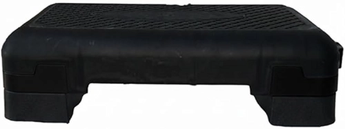 Step EVA 50x28x13 Com Altura Ajustável para Academia, Exercicios Fitness E Aeróbico (Preto)