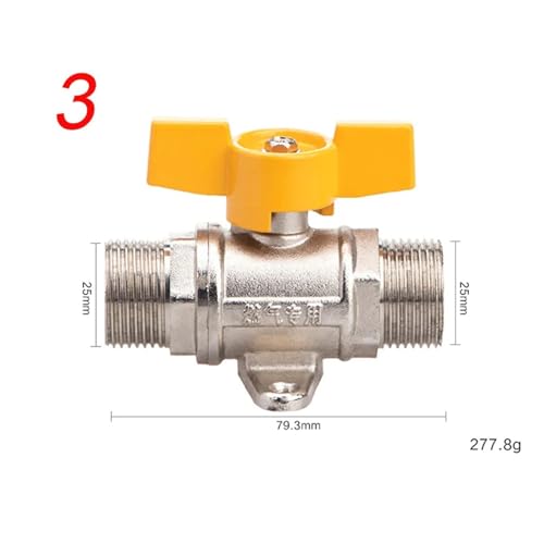 Vanne d'angle 3/4 pour raccordement de cuisine et chauffage central - 5