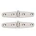 Natudeco 1 Pair Heavy Duty Strap Hinge Outdoor Industrial Strap Hinges 316 Stainless Steel Marine Boat Home Hardware with Holes for Door Gate Shed Barn Furniture (2 Holes: 103x27mm/4.06x1.06in)