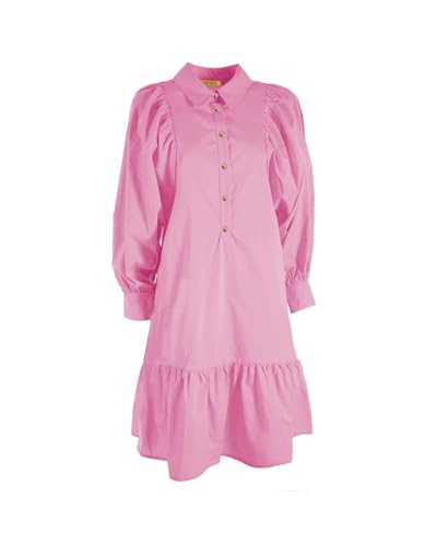 Robe en coton haut de gamme Yes Zee aux détails froncés raffinés