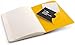The Official Bullet Journal Pocket Edition - Compact Flexcover Design for Daily Journaling with 46 Folded A5 Pages - Pack of 3 (Yellow)