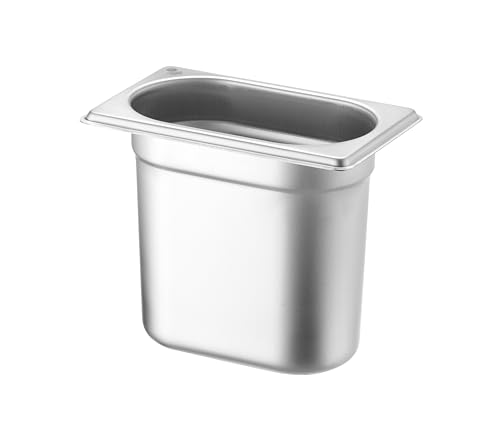Bac GN 1/9 HENDI en acier inoxydable 1.3L pour four et bain-marie