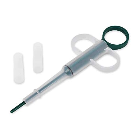 ds. distinctive style Plastic Pet Pill Tablet Feeder Durable Injector Syringes Medical Feeding Tool with Soft Tip for Cats Dogs (Green) Cover