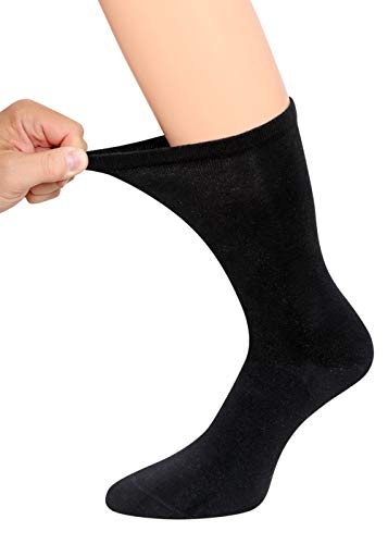 Preisvergleich Produktbild NEU - Gesundheitssocken Diabetikersocken Socken ohne Gummi venenfreundlich Damen Herren 35-38 39-42 43-46 47-50 (6, 39-42)
