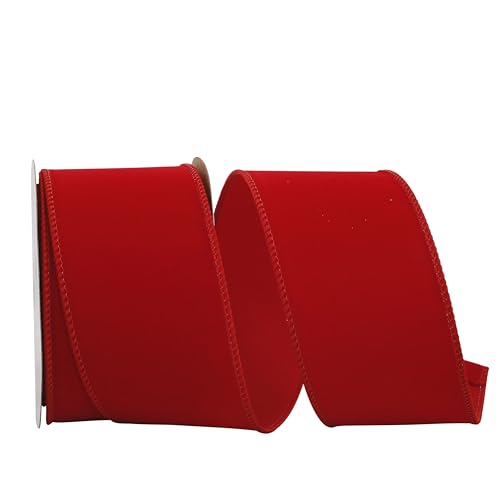 Ruban 2-1/2 Inch rouge 92270W-957-10K de 10 Yards pour loisirs