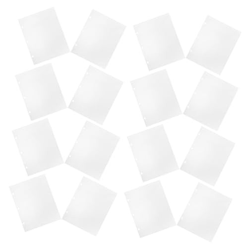 Happyyami 30個入り 活??用透明プラスチック仕切りポケット付き 対応キャッシュバインダーインデックス仕切りタブ オフィスや予算管理用バ