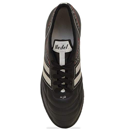 Chuteira Society Nedel 100% Couro Adulta