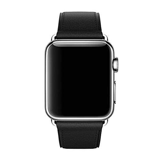 OWSOO Para A-pple Assista 1 2 3 4 5 Pulseira de Couro Universal 38 42 MM Relógio Pulseira de Pulso P