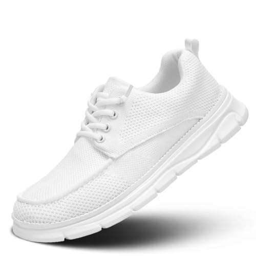 Image of Mens Casual Slip-on Loafers Shoes Non Slip Boat Shoes Sneakers Mesh Business Oxfords Work Driving Lightweight Comfortable Soft Sole Walking