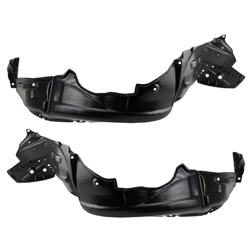 Image of TRQ Front Inner Fender Liner Set Compatible with 2011-2013 Scion tC SC1248108 SC1249108