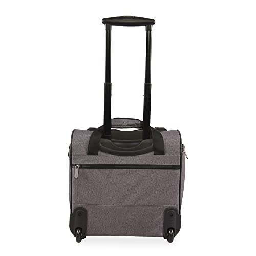 ORIGINAL PENGUIN Ethan Wheeled Under The Seat Carry On Bag, Heather Grey4
