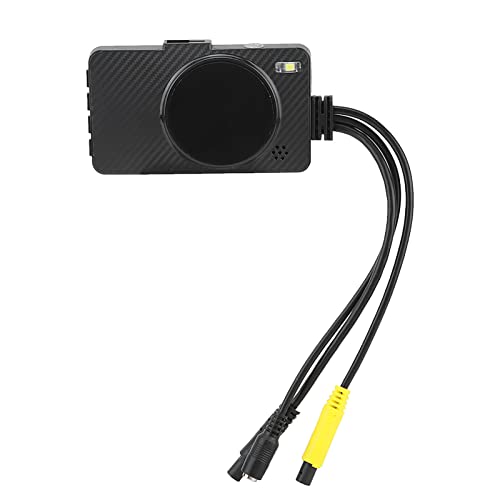 Sistema de câmera de gravação de motocicleta, 1080P/480P Dual Lens Dash Cam Dvr, IP68 à prova d'águ