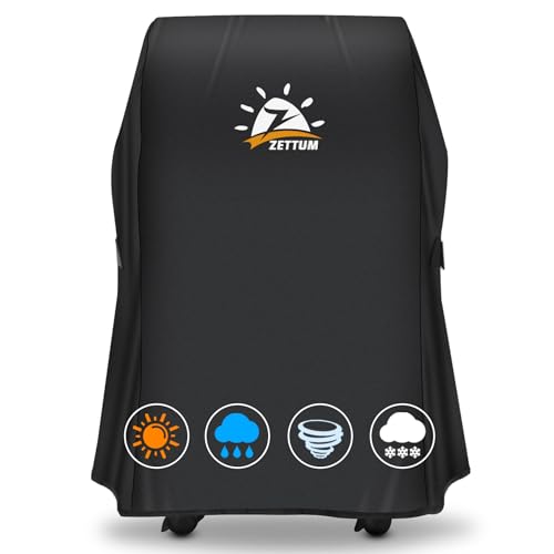 Zettum Housse de Barbecue 76 cm - 7105 - Housse de Barbecue Exterieur pour Barbecue à gaz Weber Spirit 210 - Bâche de Protection imperméable - Housse pour...