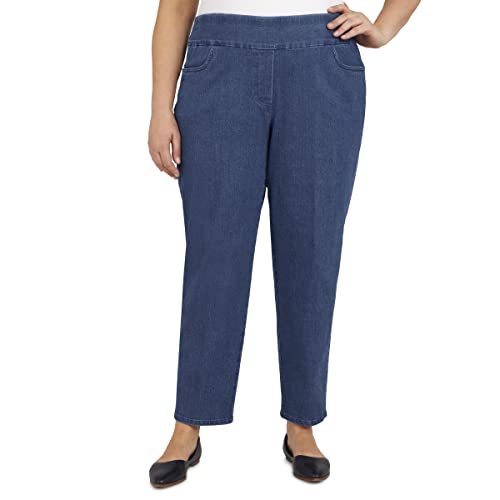 Alfred Dunner Womens Plus-Size Super Stretch Mid-Rise Short Length Pant