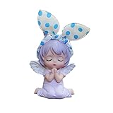 OSHIEA Car Perfume Clip Air Freshener Auto Vent Fragrance Cartoon Solid Parfum Wholesale Cute Angel Doll Automobile Accessories Girl for Cars (Color Name : Blue)