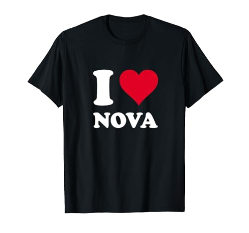 Photo de Cœur rouge « Ich Liebe Nova » T-Shirt