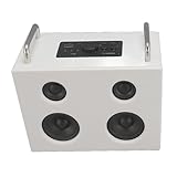 [Design élégant en bois] Le corps en bois vintage peut être personnalisé avec des autocollants. Le système de lecture haute définition garantit une qualité sonore de premier ordre avec une touche tendance.