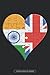 Planner: Indian British Flag United Heart Jigsaw Puzzle Flags Of India United Kingdom
