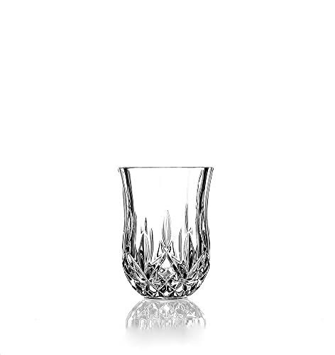 MRcasalinghi Bicchieri 6 Pezzi Cristallo LUXION Opera Reale (6 Bicchieri liquore)