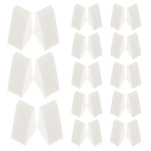 Ipetboom 40Pcs Triangle Makeup Sponges Reusable Nail Art Tools for Foundation Blush Eyeshadow for Detail Work Precise Application Portable Easy to Clean