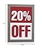 Durable DURAFRAME Sign Holder, 5.5 x 8.5, Silver, 2/Pack