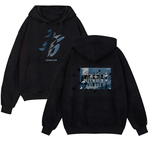 Genérico Sudadera con Capucha con Gráfico Harajuku, Sudadera con Capucha De Manga Larga CHOOM Informal con Capucha For Mujeres Y Adolescentes(BLACK3,M)