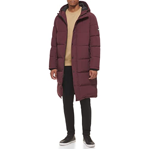 DKNY Arctic Cloth Hooded Extra Long Parka Jacket4