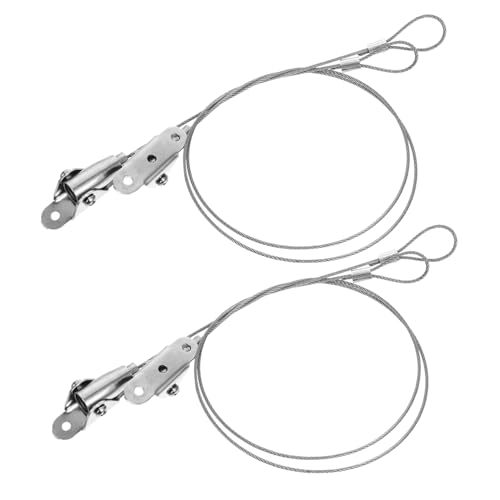 Image of 2Pcs Adjustable Picture Hanging Wire Kit with Hooks Heavy Duty Display Hanger for Paintings Photos Mirrors Rope